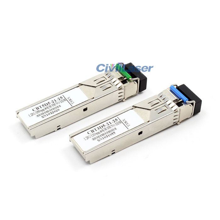 40KM SFP Single Fiber Bidirectional CWDM Optical Transceiver Module